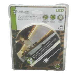 Good Earth Lighting 6 Ft. L. Plug-In White LED Under Cabinet Tape Light Good